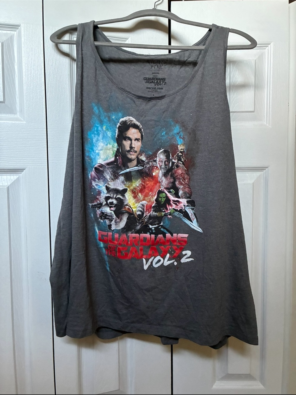 Marvel Guardians of the Galaxy Vol. 2 Graphic Tank Gray